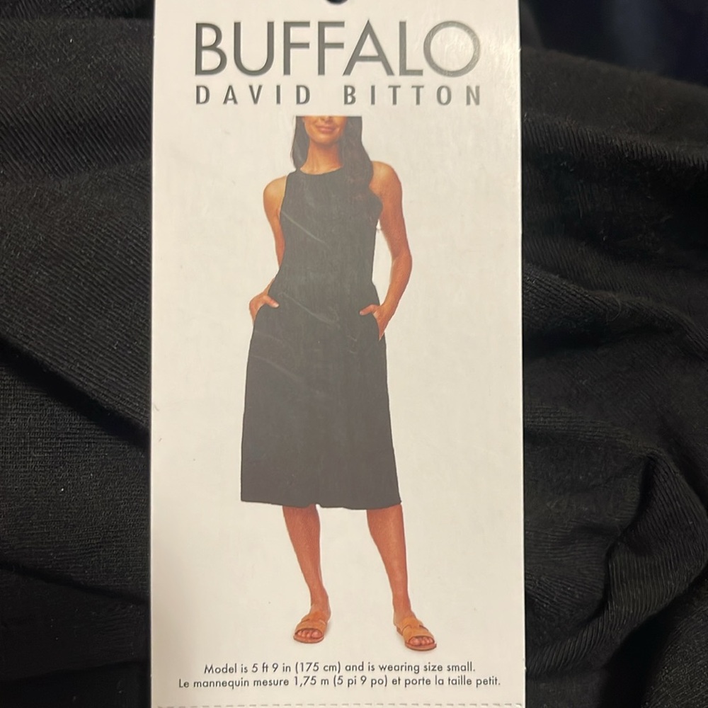 🖤XL: Buffalo Sleeveless Dress Women's Black - Picture 9 of 9
